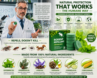 RodentAway – Peppermint Pest Repellent Tablets