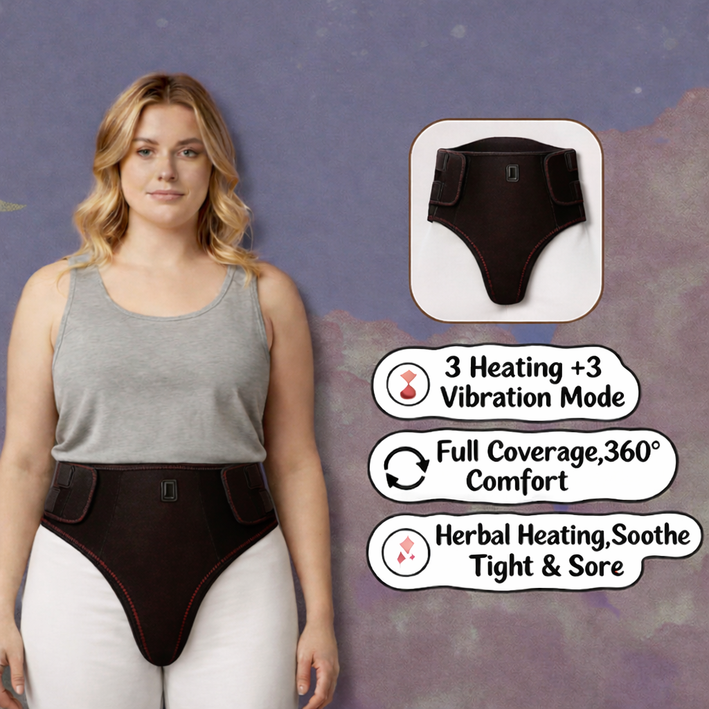 Vibration & Herbal Heating Pad Diaper for Period