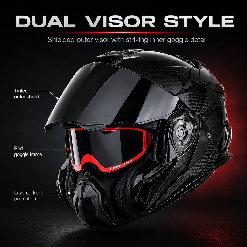 ADVANT X Carbon Adventure Helmet-DOT & ECE safety certified