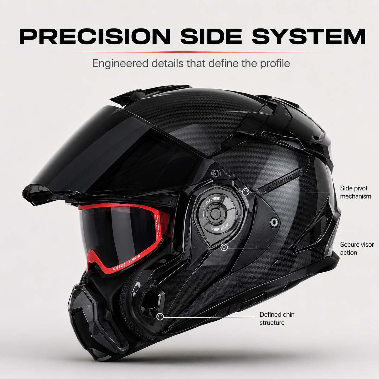 ADVANT X Carbon Adventure Helmet-DOT & ECE safety certified