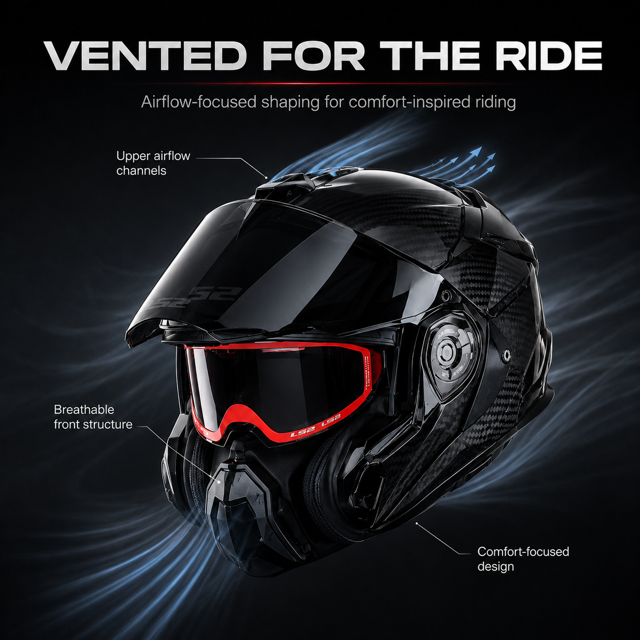ADVANT X Carbon Adventure Helmet-DOT & ECE safety certified