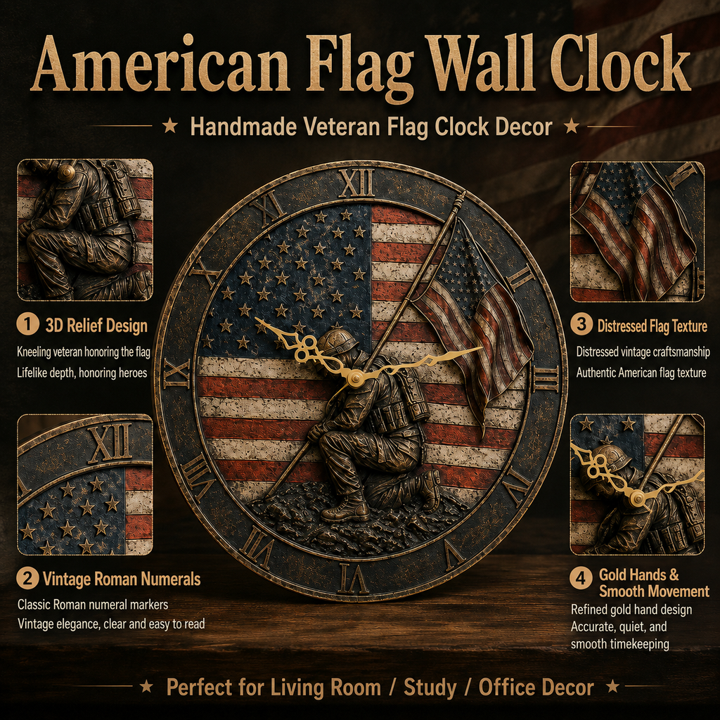 PatriotSpirit – Memorial Wall Clock