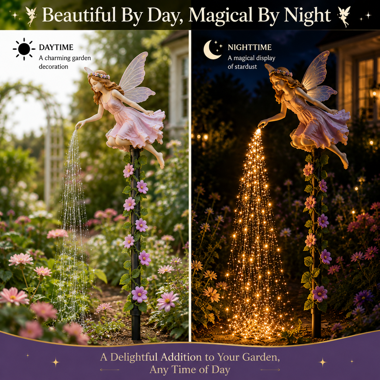 FairyGlow – Solar Sprinkling Fairy Garden Light