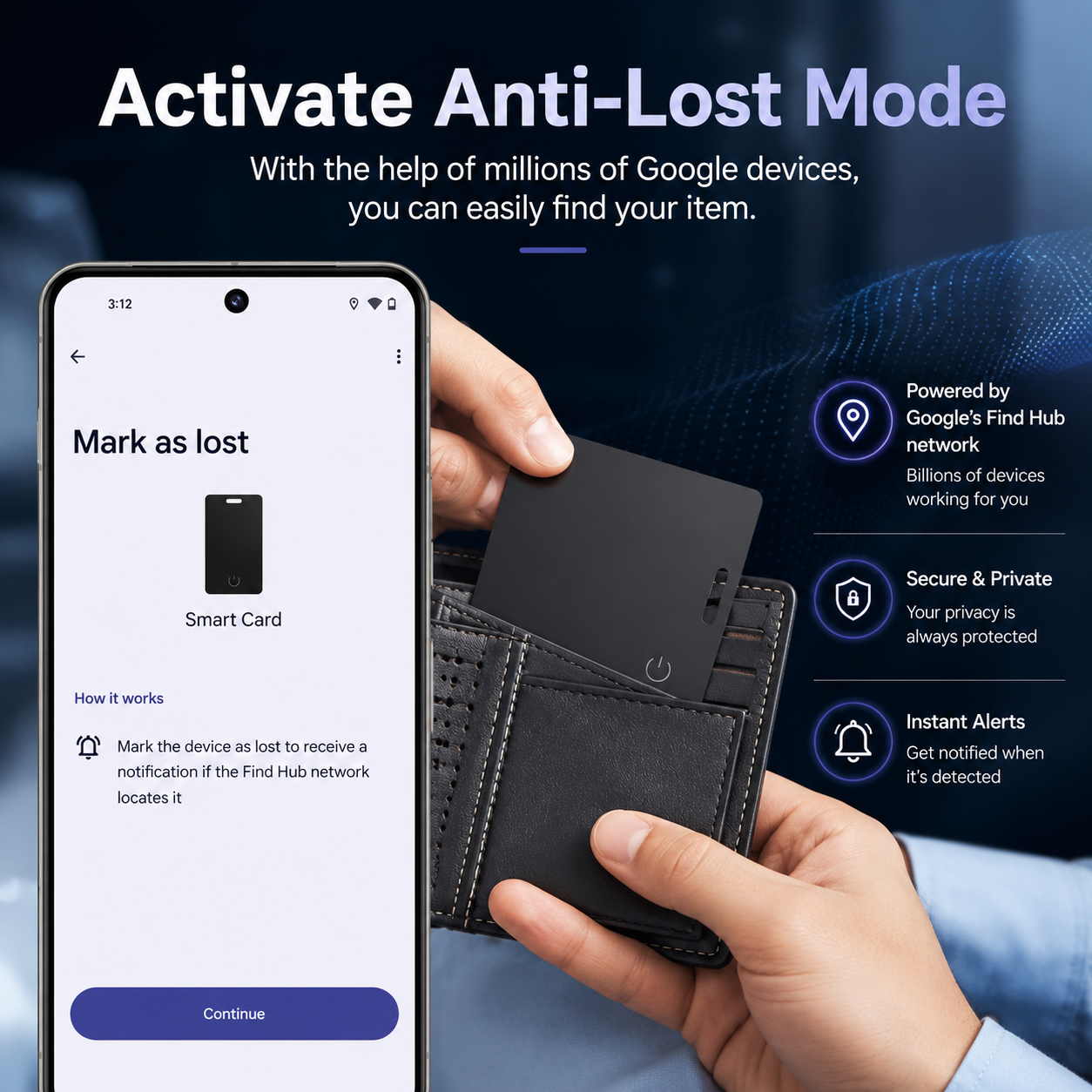 FindFlow – Global Wallet & Luggage Tracking Card