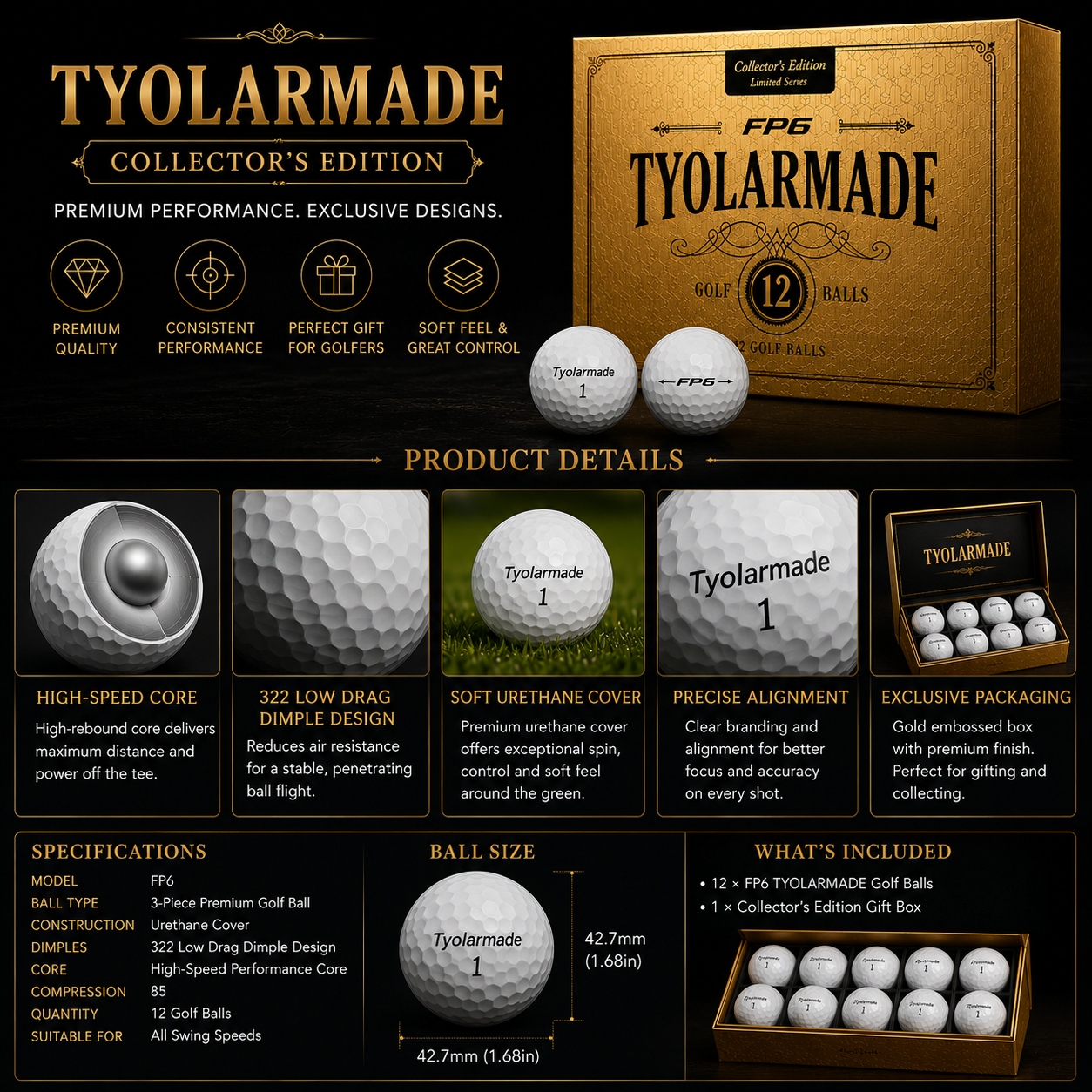 GrandSlam – Elite Performance Golf Balls