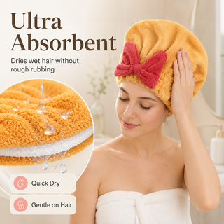 DryLuxe – Ultra Absorbent Microfiber Hair Drying Cap