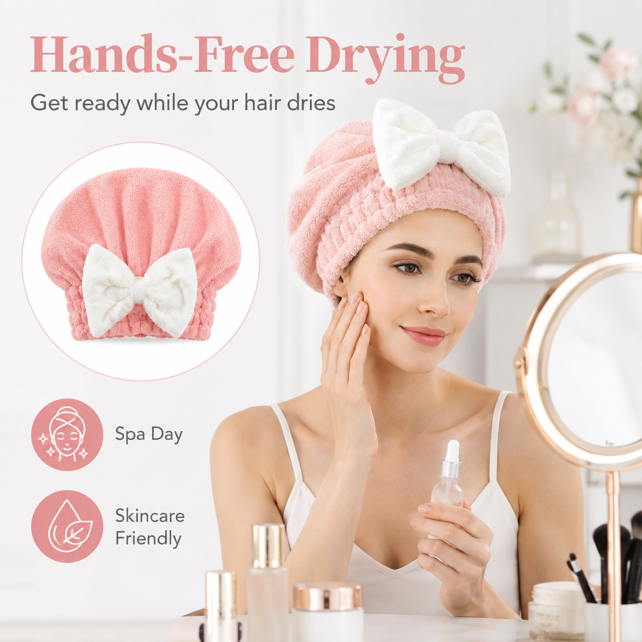 DryLuxe – Ultra Absorbent Microfiber Hair Drying Cap