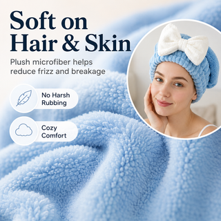 DryLuxe – Ultra Absorbent Microfiber Hair Drying Cap