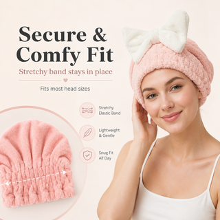 DryLuxe – Ultra Absorbent Microfiber Hair Drying Cap