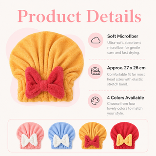 DryLuxe – Ultra Absorbent Microfiber Hair Drying Cap