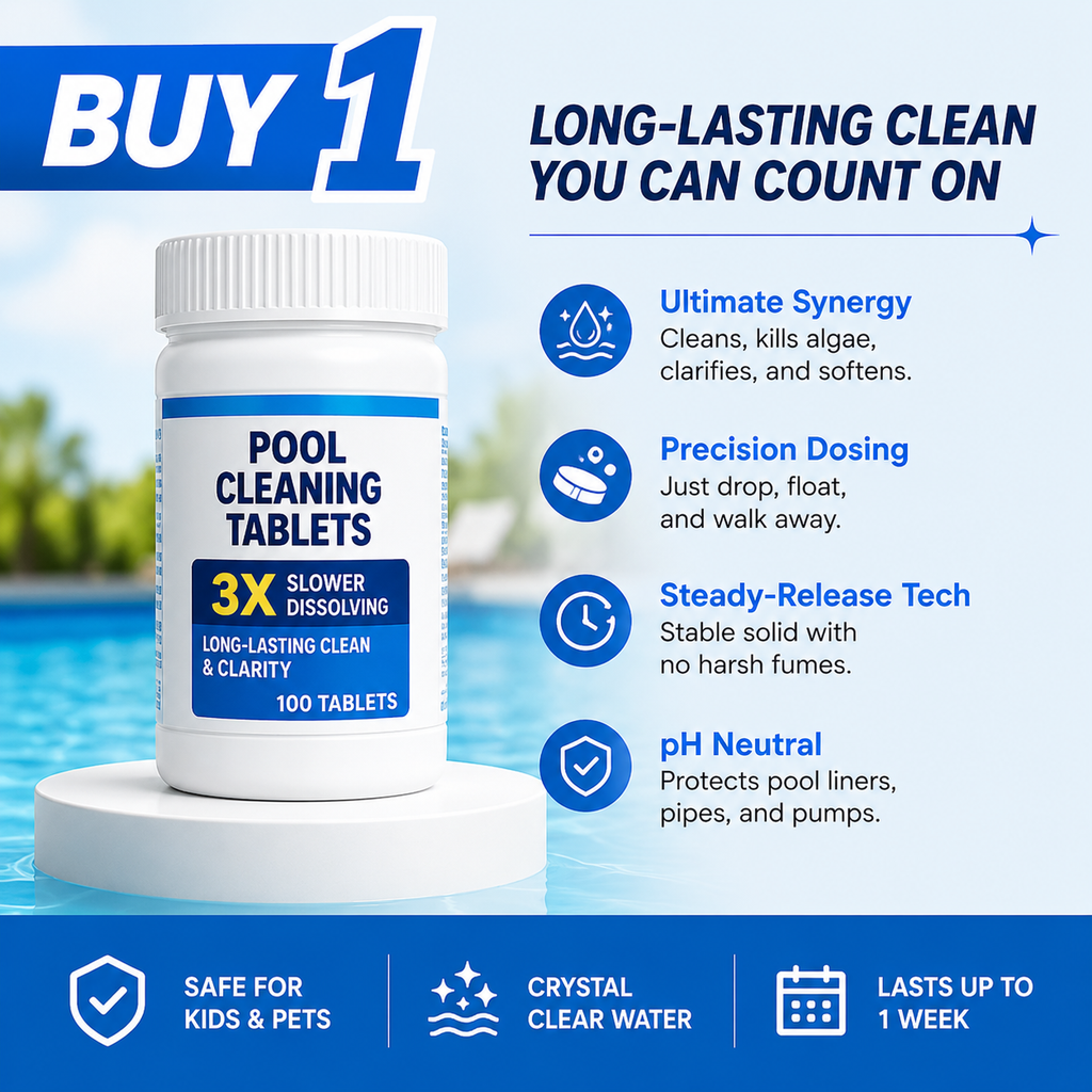HydroClean – Pool Purifying Tablets for Clear Water