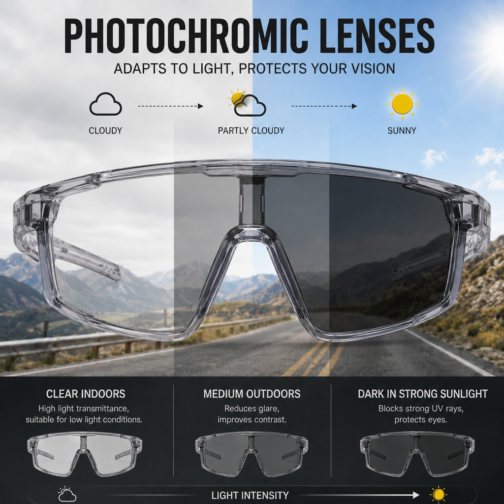 VisionWise – UV400 Photochromic Safety Glasses