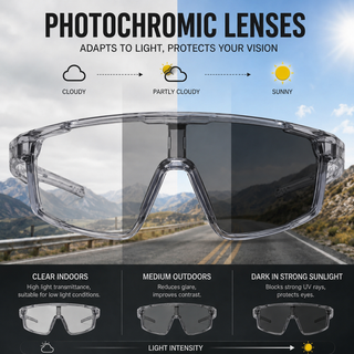 VisionWise – UV400 Photochromic Safety Glasses