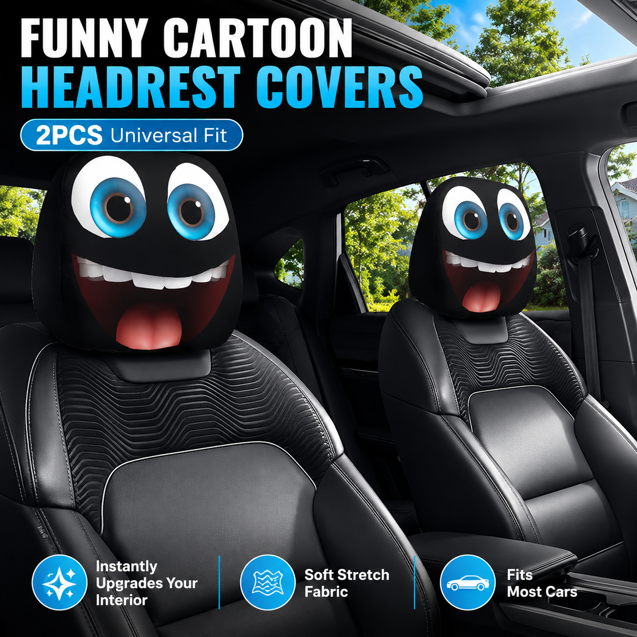 AutoGiggles – Amazing Car Seat Head Covers