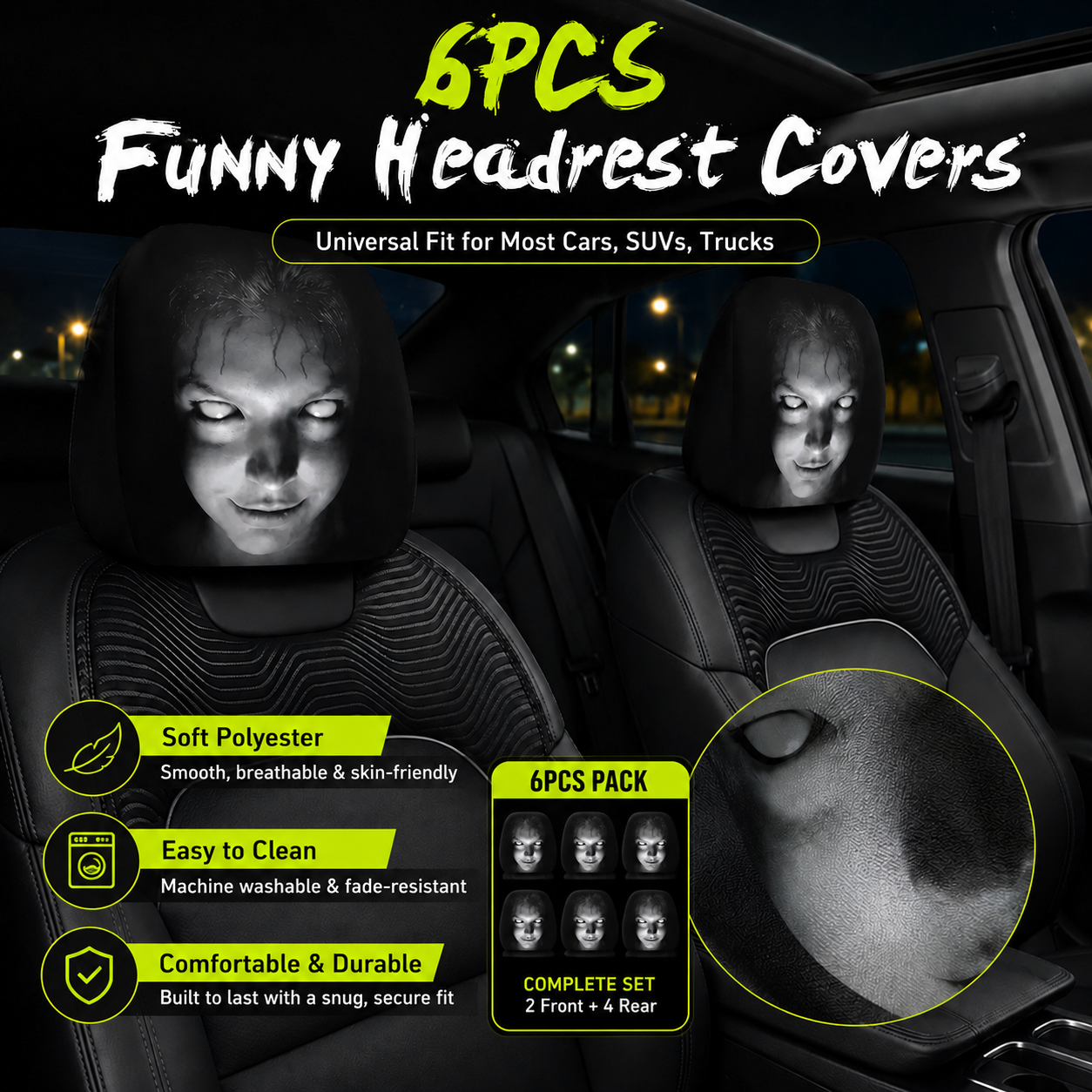 AutoGiggles – Amazing Car Seat Head Covers