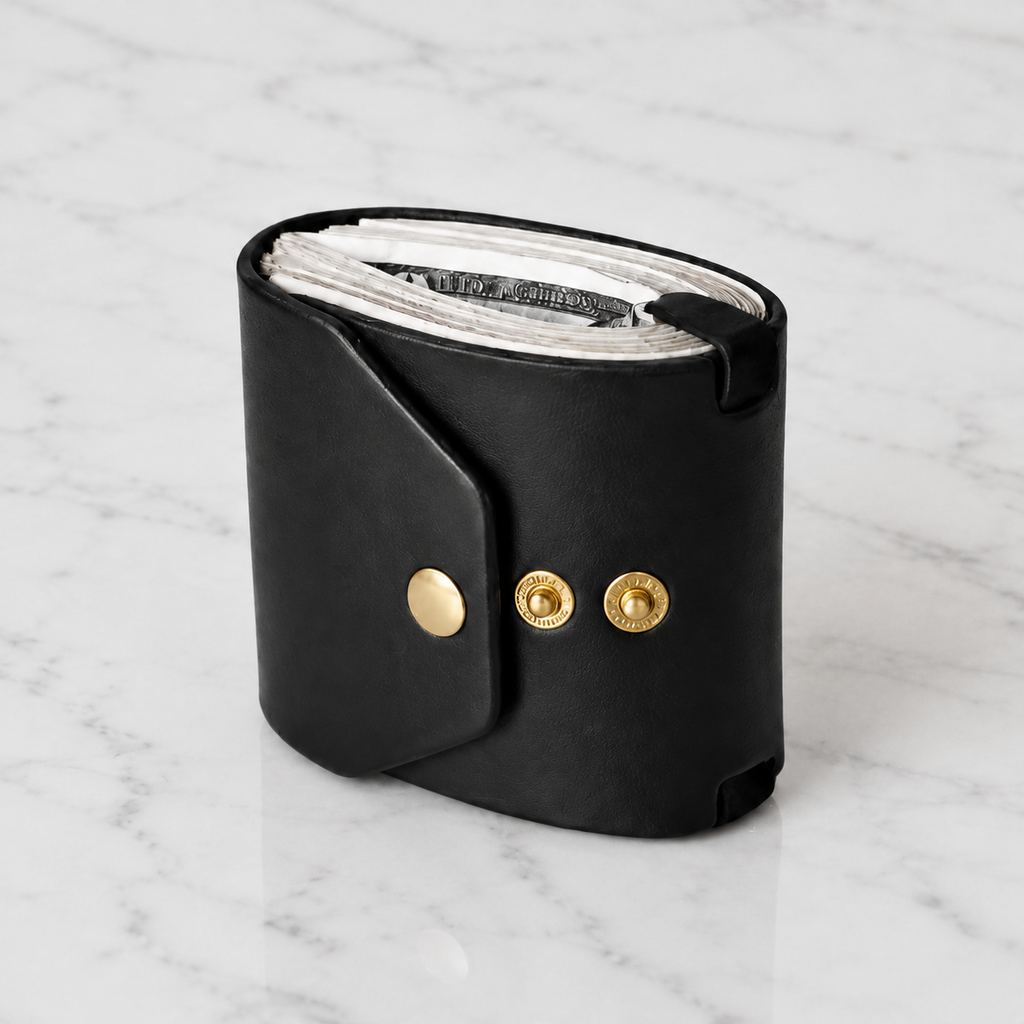 SlimVault – Artisan Handcrafted Leather Wallet