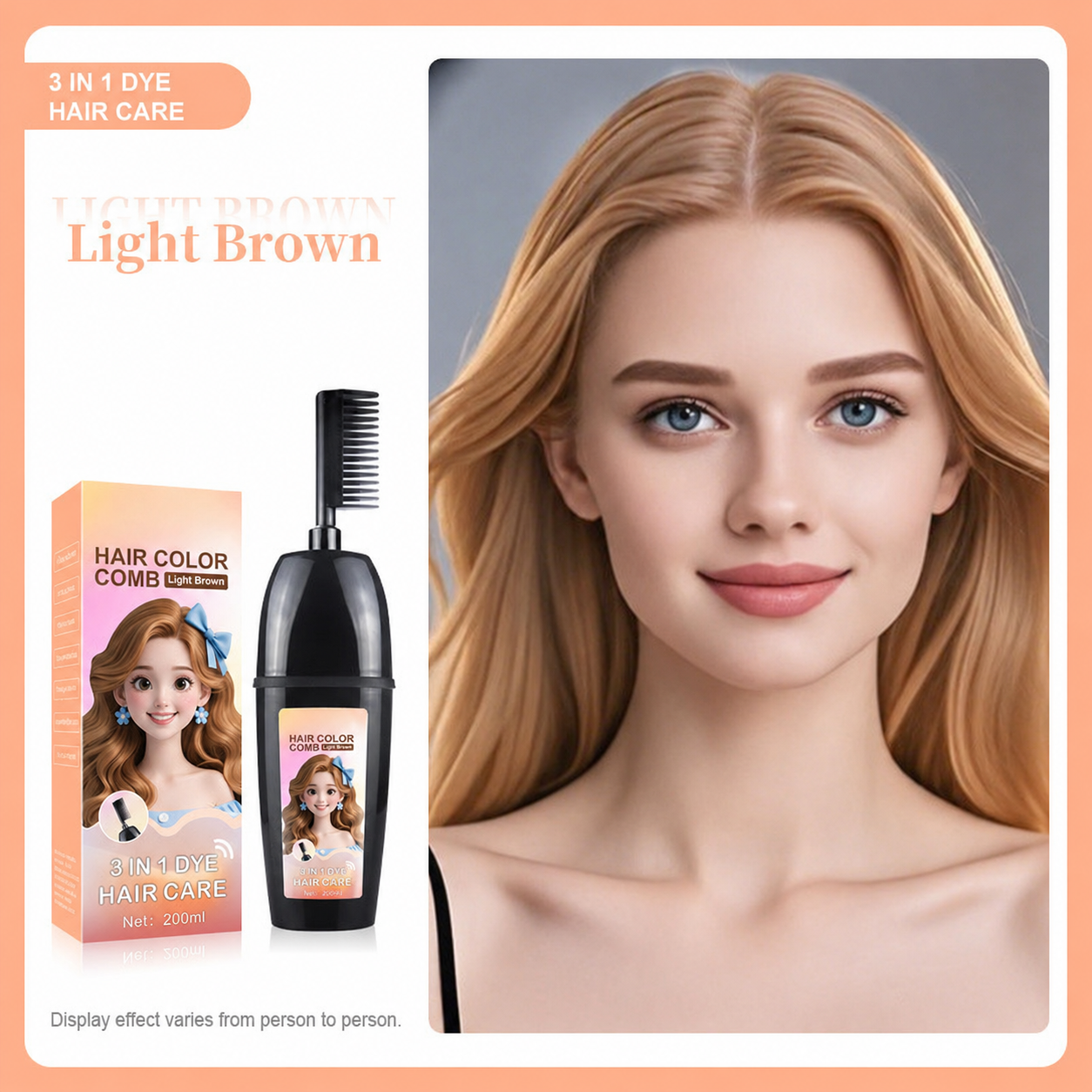 HerbaComb – 3-in-1 Herbal Hair Coloring Comb