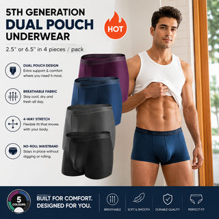 FreshCore – Breathable Ice Silk Support Trunks