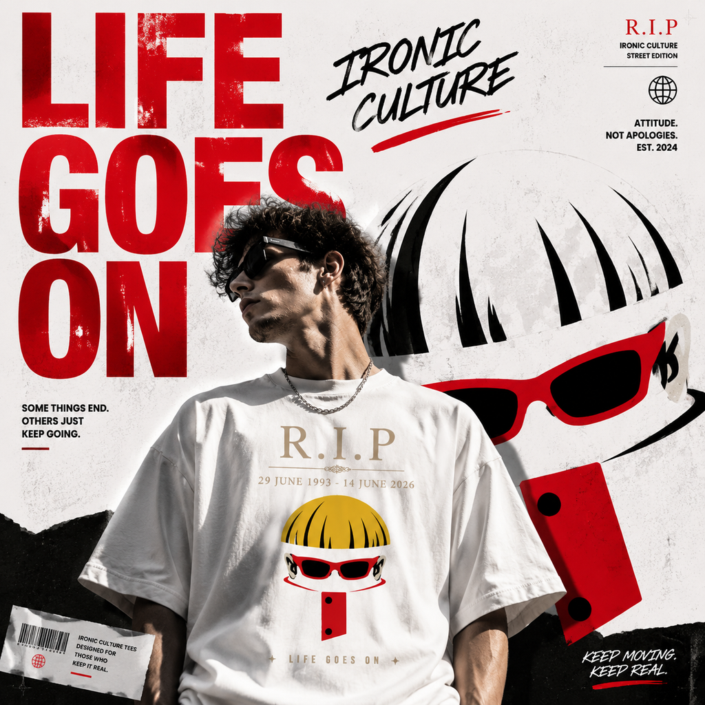 StreetVibe – Life Goes On Graphic Tee