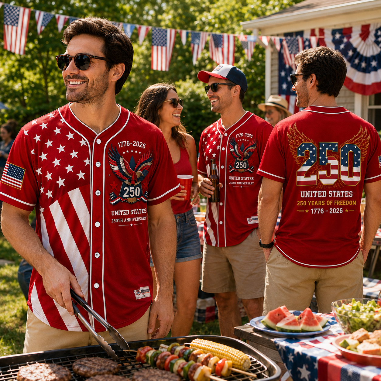 LibertyLegacy – 250th Anniversary Freedom Baseball Jersey