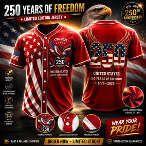 LibertyLegacy – 250th Anniversary Freedom Baseball Jersey