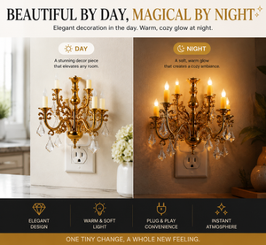 LumiCrystal – Plug-In Chandelier Night Light