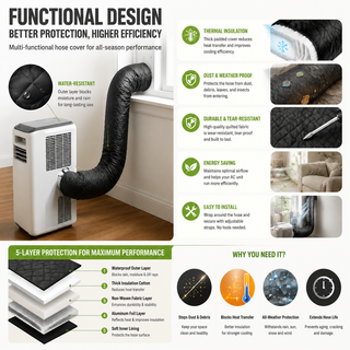 PipeShield – Insulated AC Hose Cover