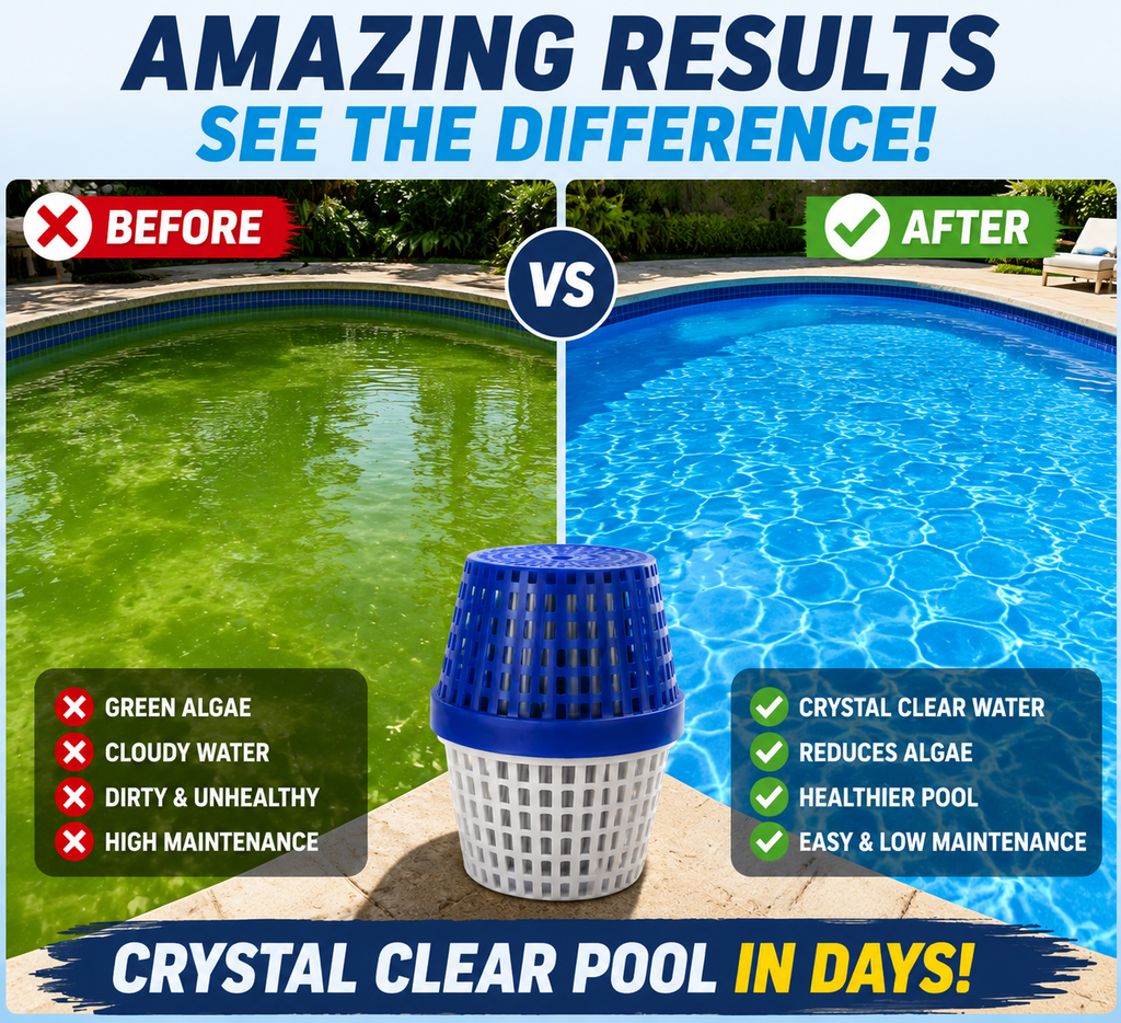 PureFlow – Crystal Clear Pool Water Mineral Cleaner
