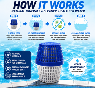 PureFlow – Crystal Clear Pool Water Mineral Cleaner