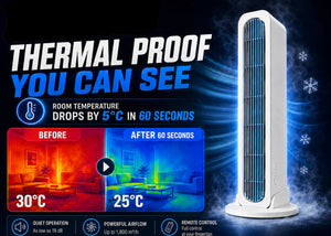 AeroCool – Fast Cooling Dual-Position Tower Fan