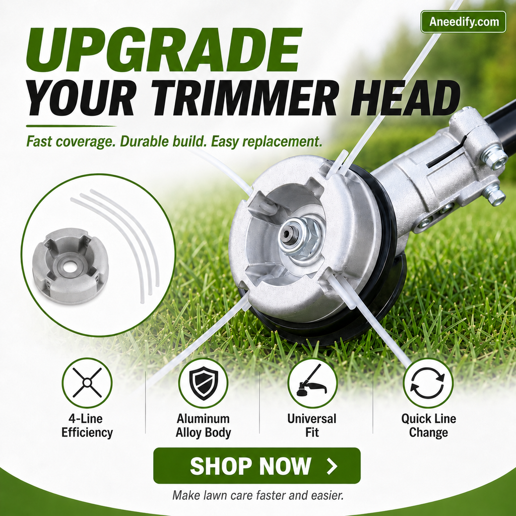 TrimForce – Aluminum 4-Line Trimmer Head