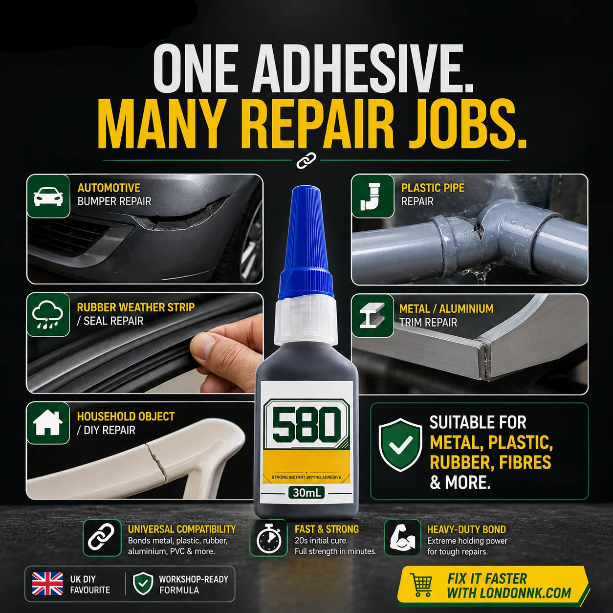 UltraGrip – Heavy Duty Instant Repair Adhesive