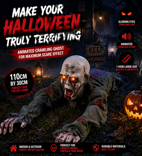 HauntGlow – Realistic Crawling Ghost Outdoor Decoration