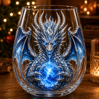 DragonForge – Mythic Embossed Whiskey Glass