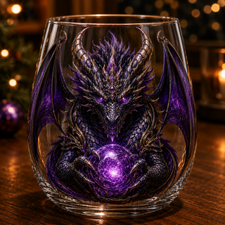 DragonForge – Mythic Embossed Whiskey Glass
