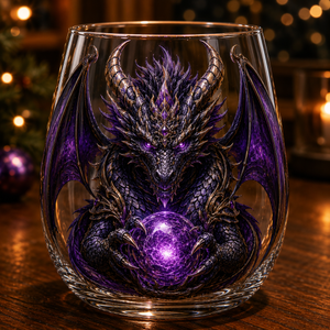DragonForge – Mythic Embossed Whiskey Glass