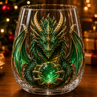 DragonForge – Mythic Embossed Whiskey Glass