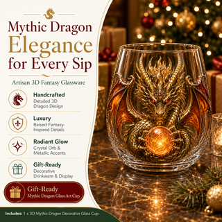 DragonForge – Mythic Embossed Whiskey Glass