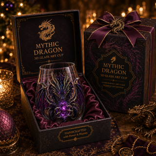 DragonForge – Mythic Embossed Whiskey Glass