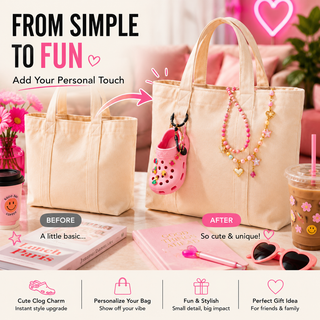 ClogCharm – Portable Bag Pendant & Mini Pouch