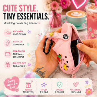 ClogCharm – Portable Bag Pendant & Mini Pouch