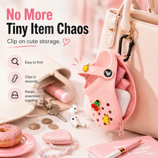 ClogCharm – Portable Bag Pendant & Mini Pouch