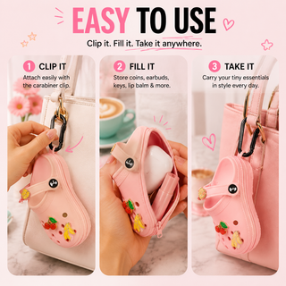 ClogCharm – Portable Bag Pendant & Mini Pouch