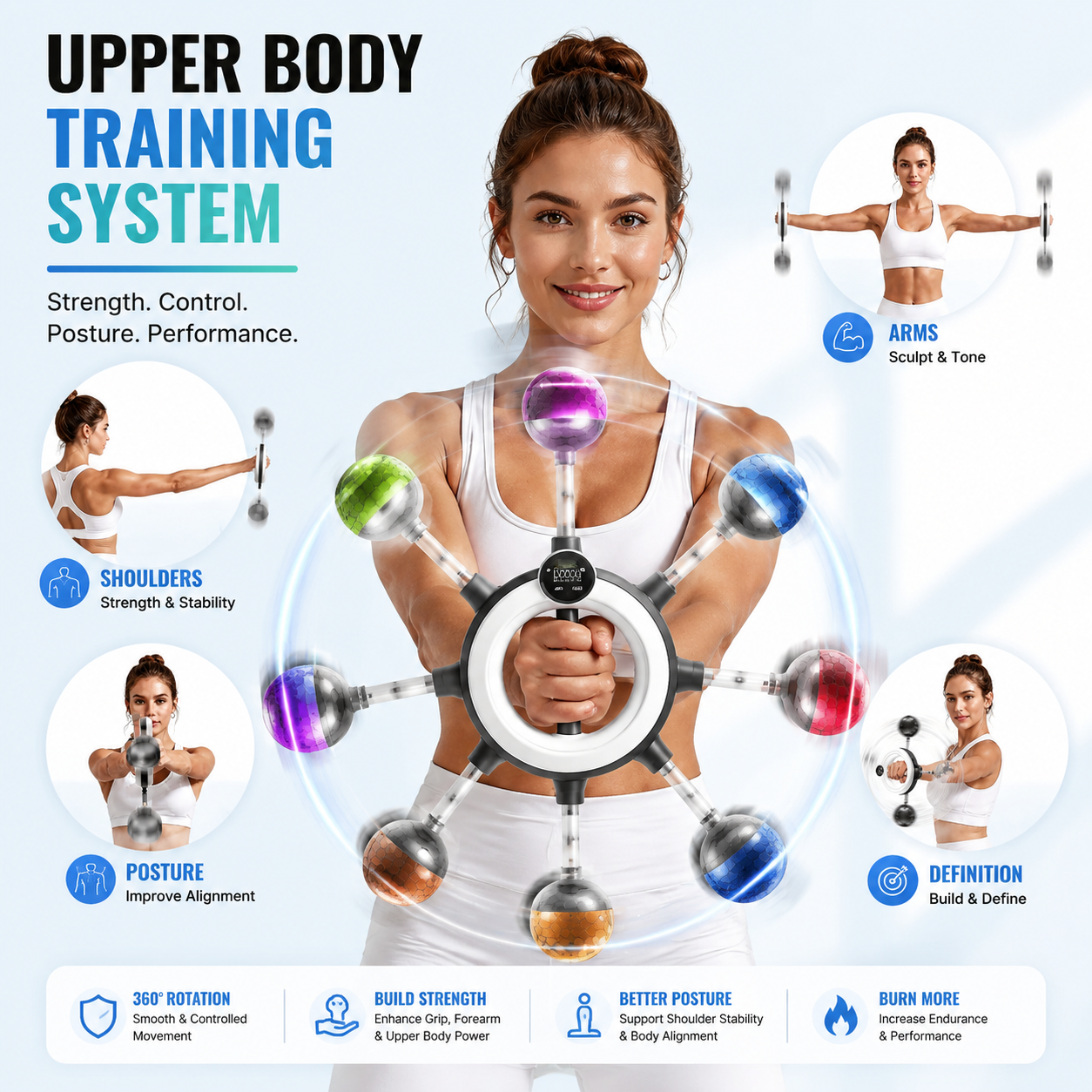 PowerGrip – 360° Wrist & Forearm Trainer