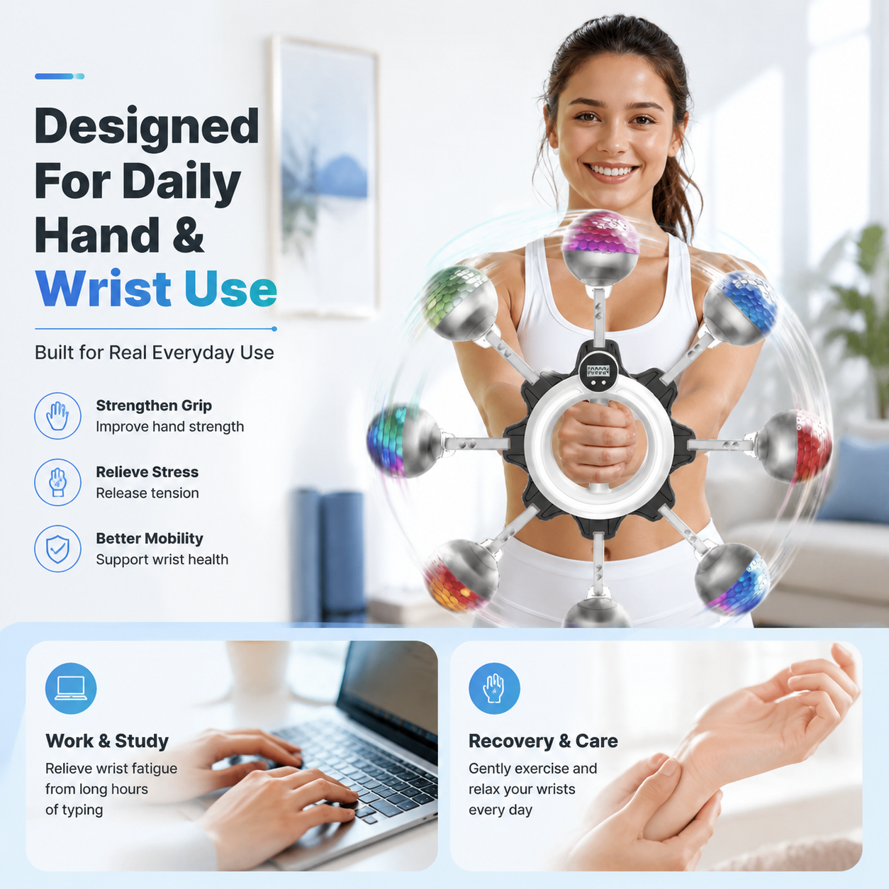 PowerGrip – 360° Wrist & Forearm Trainer