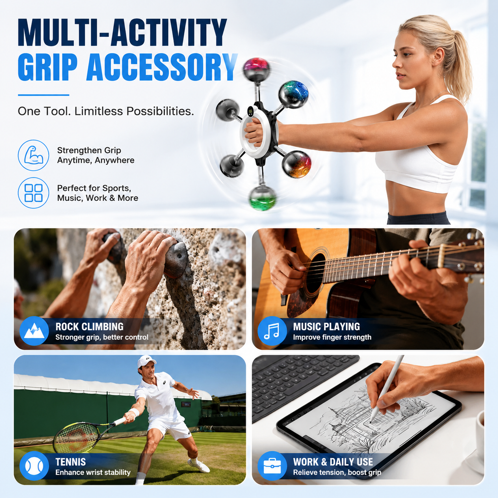 PowerGrip – 360° Wrist & Forearm Trainer