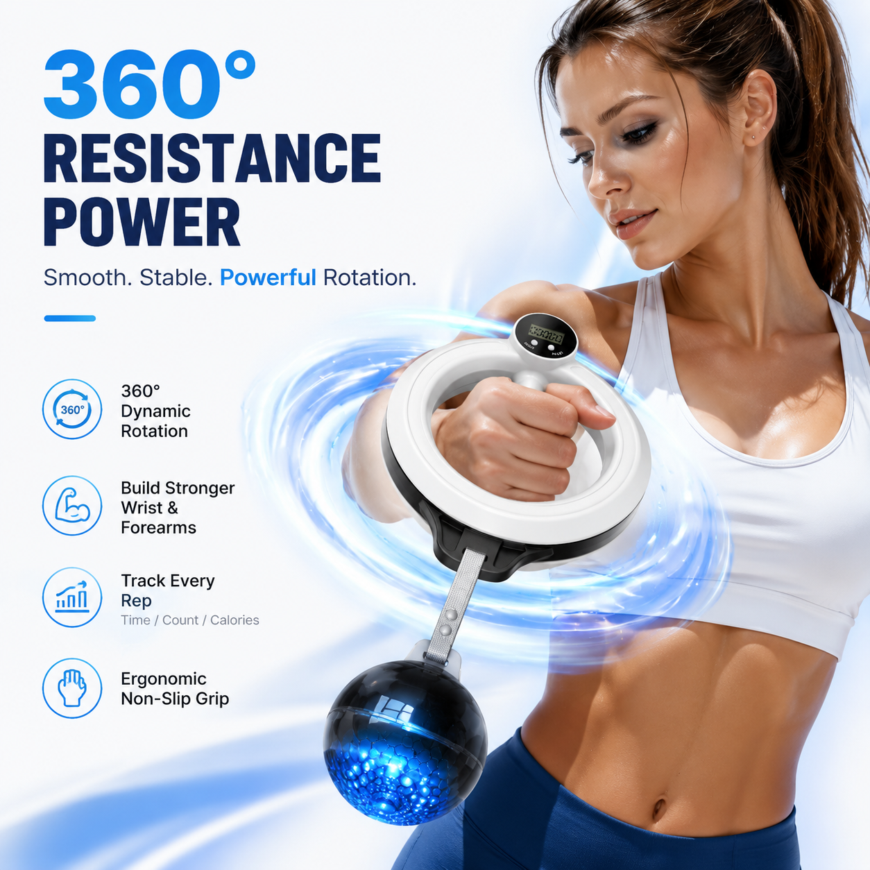 PowerGrip – 360° Wrist & Forearm Trainer