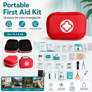 RescueCore – 26-Piece Emergency First Aid Kit