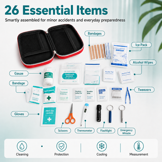 RescueCore – 26-Piece Emergency First Aid Kit
