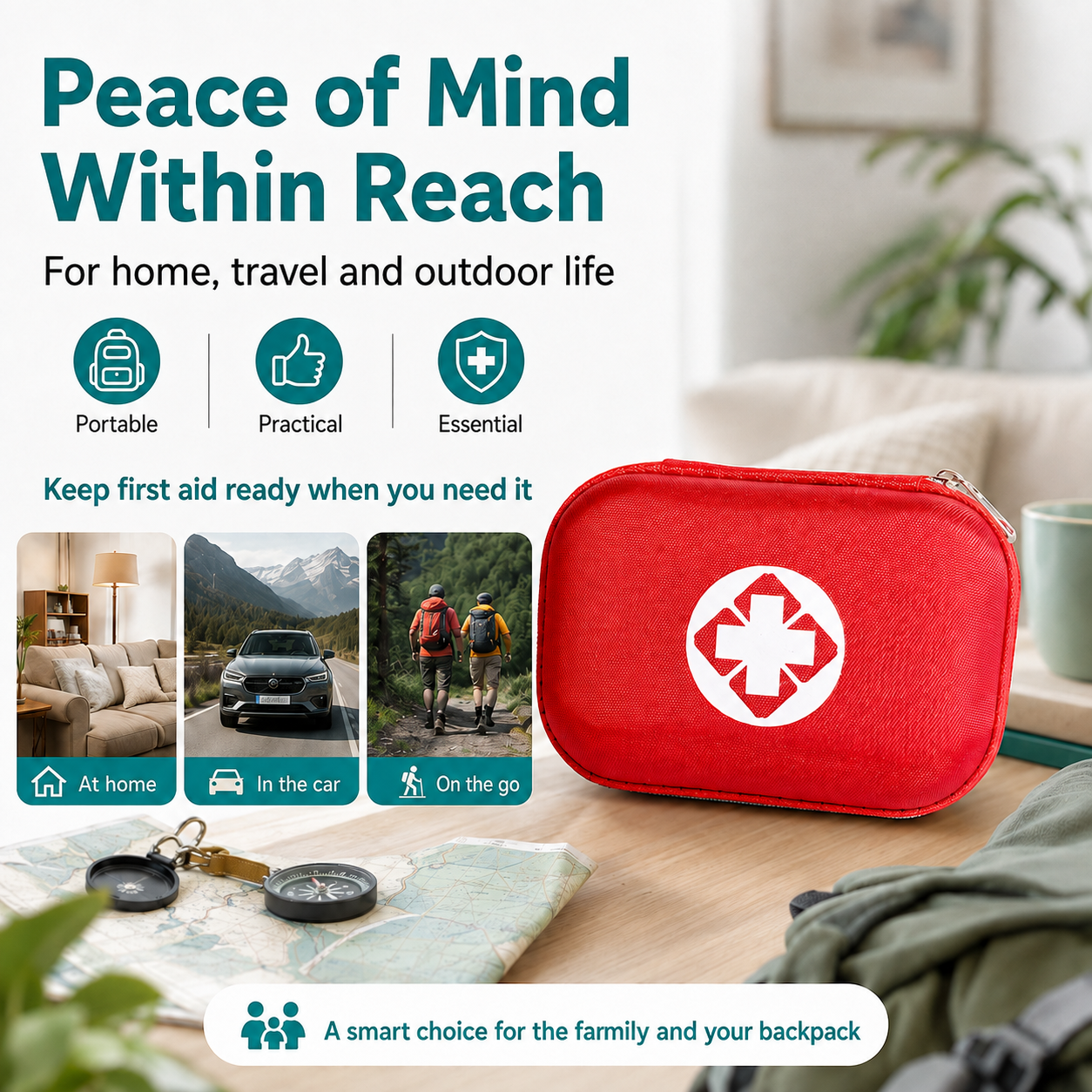 RescueCore – 26-Piece Emergency First Aid Kit